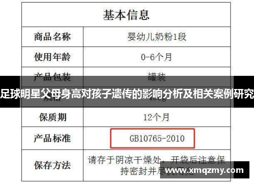 足球明星父母身高对孩子遗传的影响分析及相关案例研究